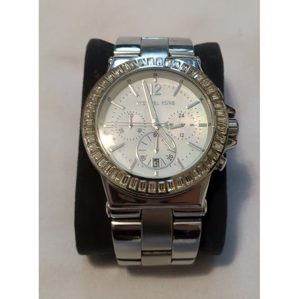 MICHAEL KORS Ritz Chronograph crystal stainless steel watch MK5411